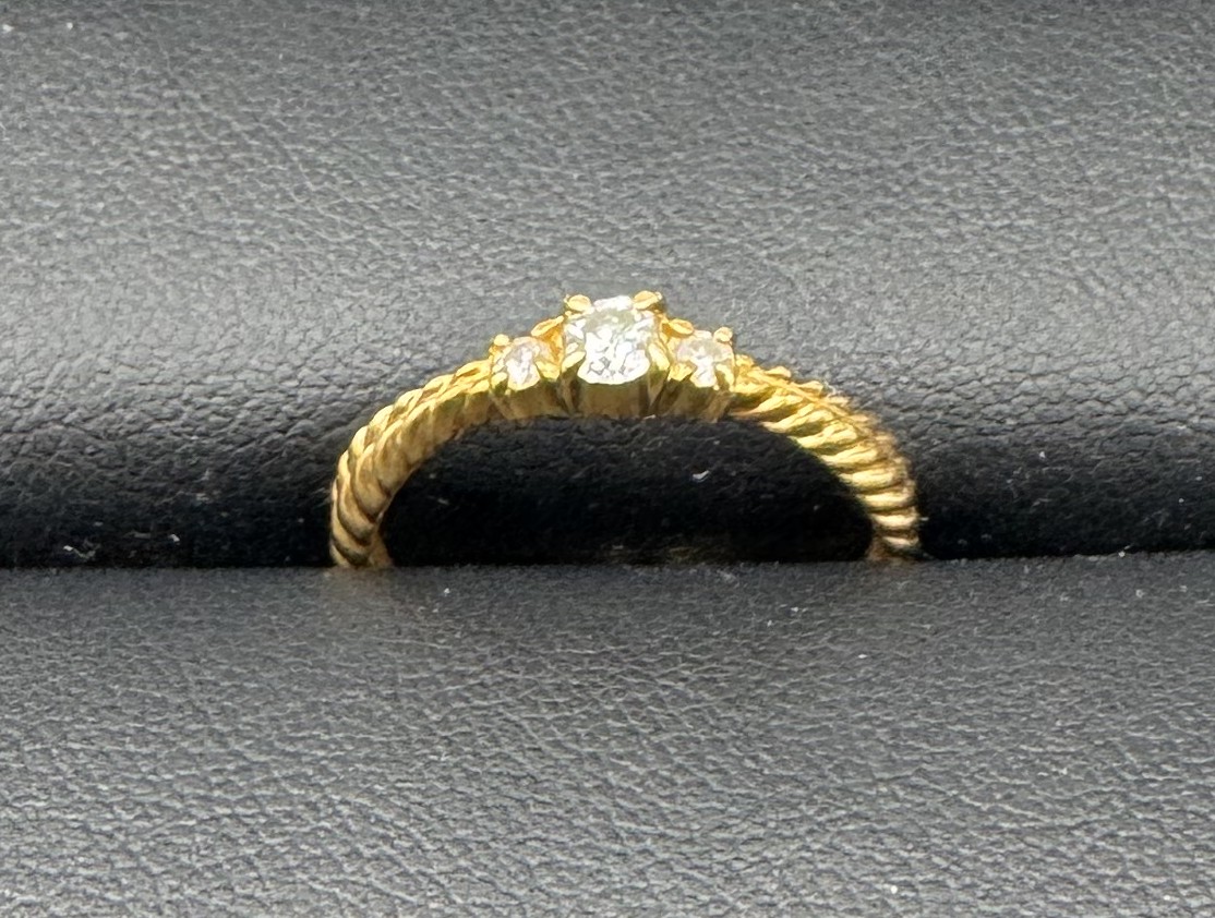 ダイヤリング　K18